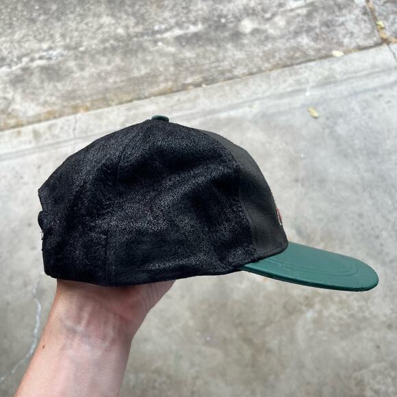 VINTAGE SEATTLE SUPERSONICS HAT SNAPBACK DREW PEARSON LEATHER - Picture 3 of 6